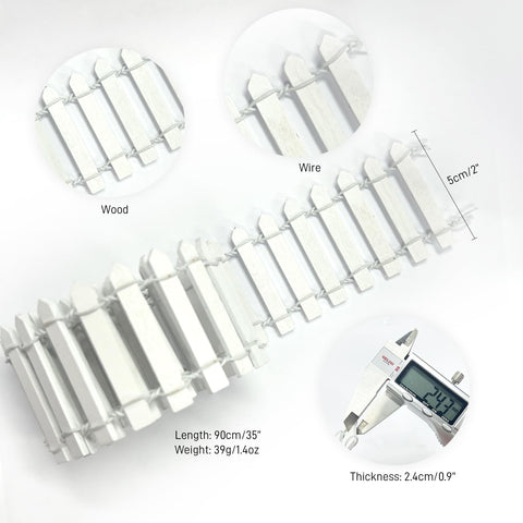 XFGSYXS easy-to-assemble mini fence for creative fairy tale settings