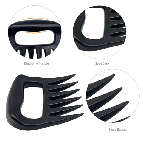 XFGSYXS pulled pork prep with secure grip for versatile kitchen use.
