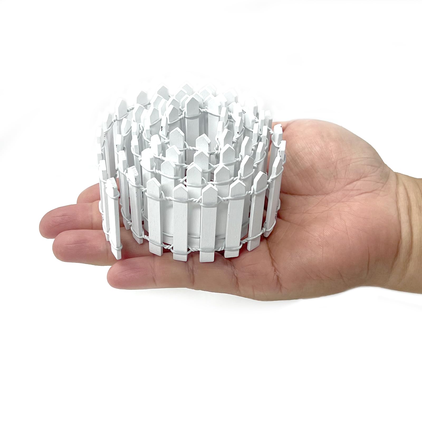 XFGSYXS wood picket fence for tiny dioramas and micro landscapes