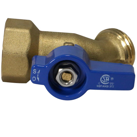 XFITTING brass bibb assembly demonstrates durable valve and easy 1/4 turn control.