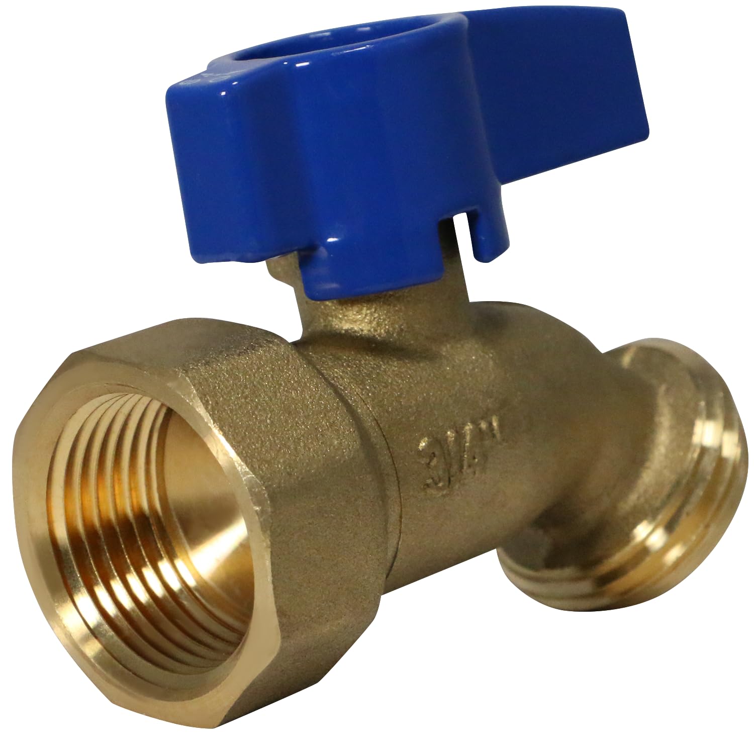 XFITTING brass bibb suits outdoor or workshop use for versatile water or oil connections.