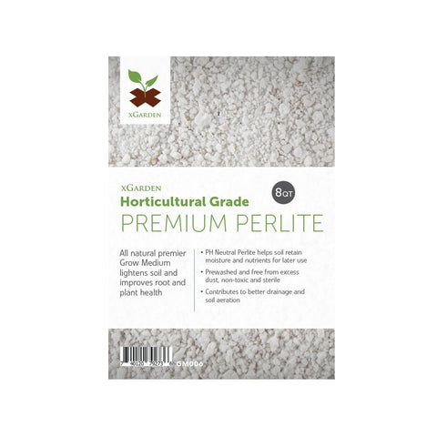Sterile, non-toxic xGarden perlite suitable for organic gardening and diverse uses.