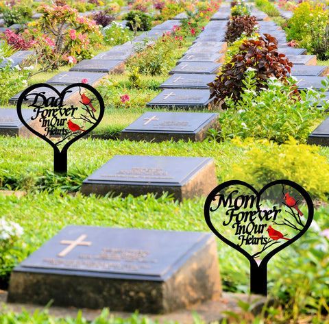 XGBDL outdoor grave marker size 33x21 cm for easy ground placement