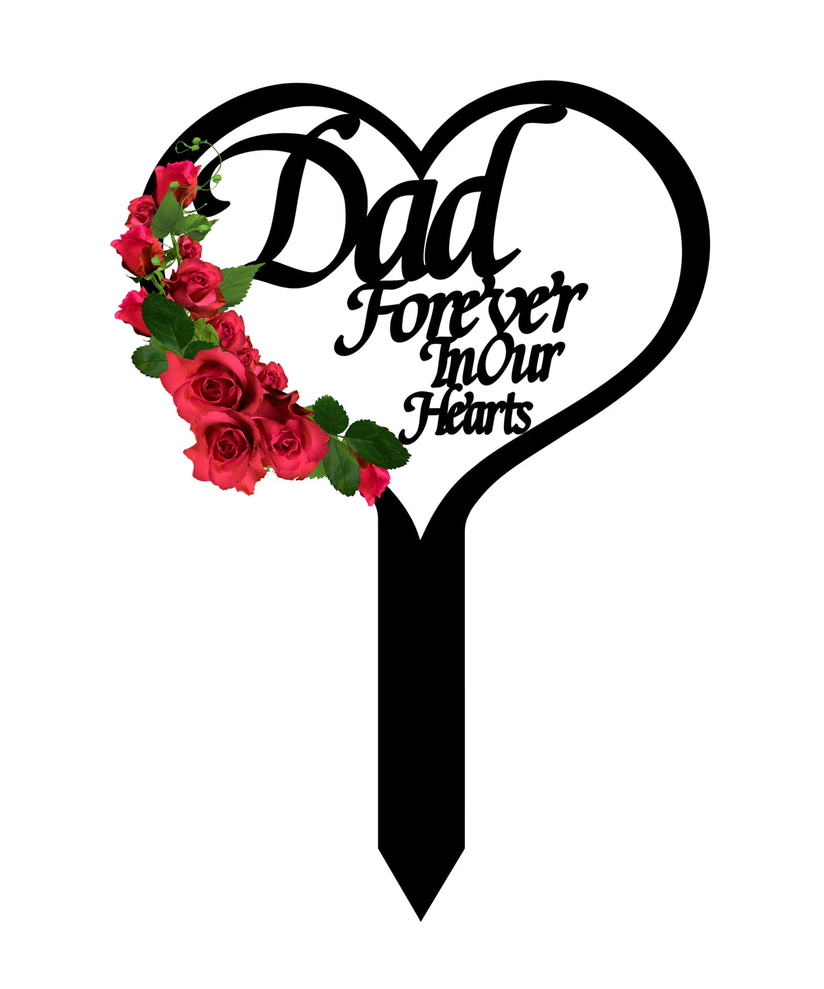 XGBDL Memorial grave marker outdoor black plaque for cemetery decor