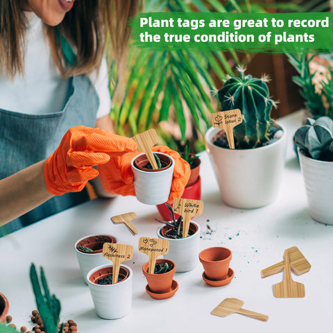Xgunion garden labels ideal for seeds and seedlings labeling.