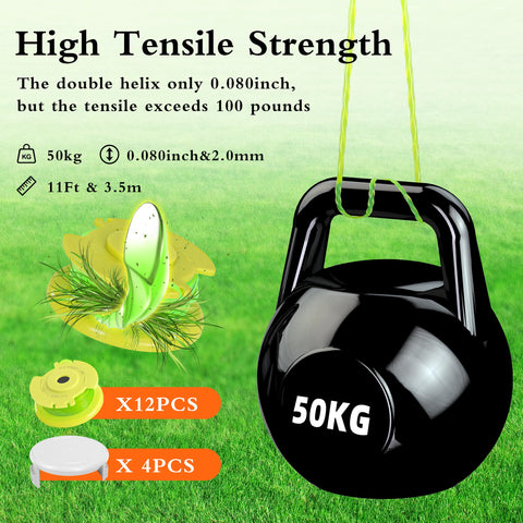 Xgunion durable nylon trimmer line with strong ABS base