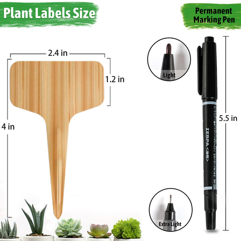 Xgunion permanent marking pen for long-lasting plant labels in the garden.