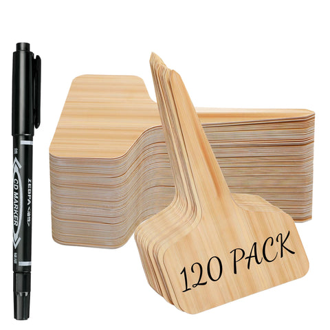 Xgunion plant labels and stakes for durable garden organization in outdoor beds.