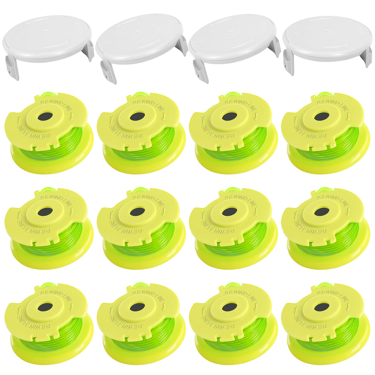 Xgunion Ryobi spool pre-wound for quick replacement in compatible trimmers