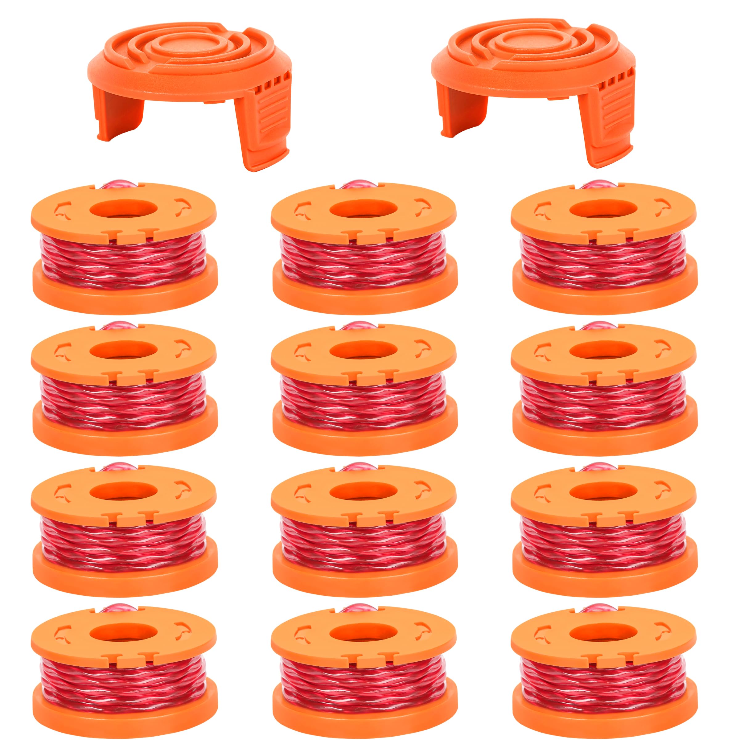 Xgunion WA0010 spool 0.065 inch, 10 ft, for Worx trimmers, easy replacement.
