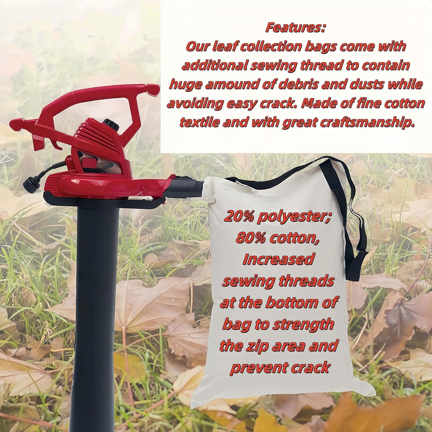 XHBAN packaging includes extra sewing thread for long-lasting use.