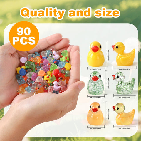 XHDMY natural-colored tiny ducks provide subtle decor for micro landscapes and terrariums.