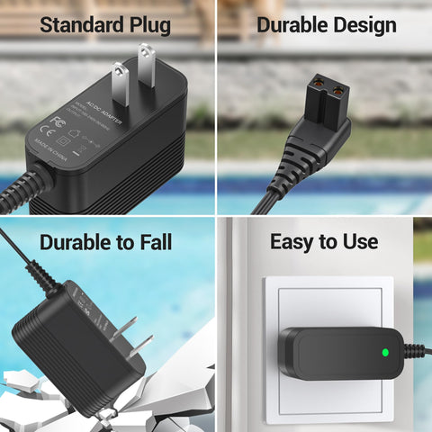 XHUCHINMAL charger replaces a worn unit with quick plug-in reliability.