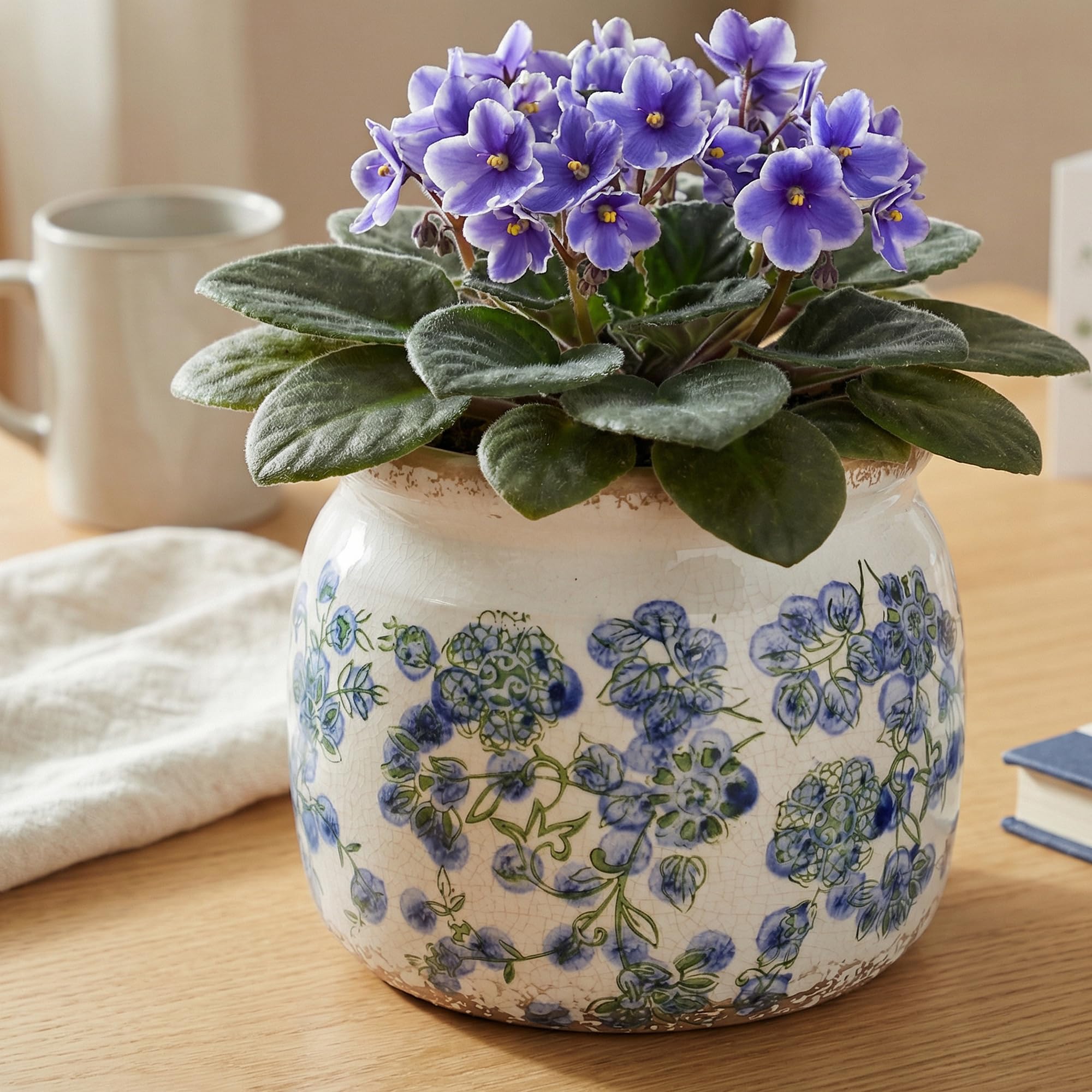 Xiaan Jiaju office desk planter offers elegant plant display.