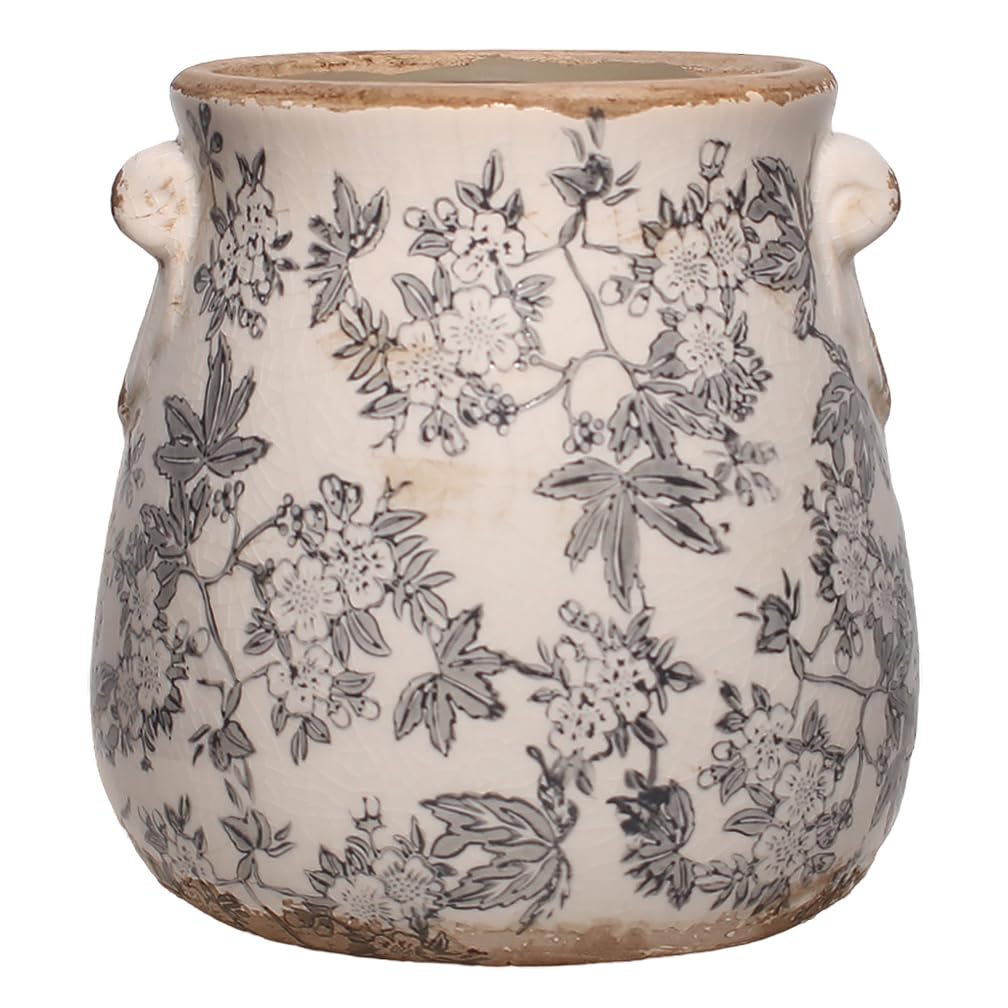 Xiaan Jiaju rustic farmhouse pot with drainage hole for healthy indoor plants.
