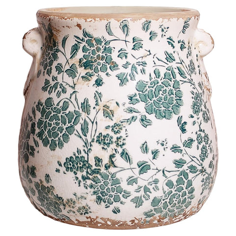Xiaan Jiaju Tuscan ceramic planter with drainage hole for healthy indoor plants.