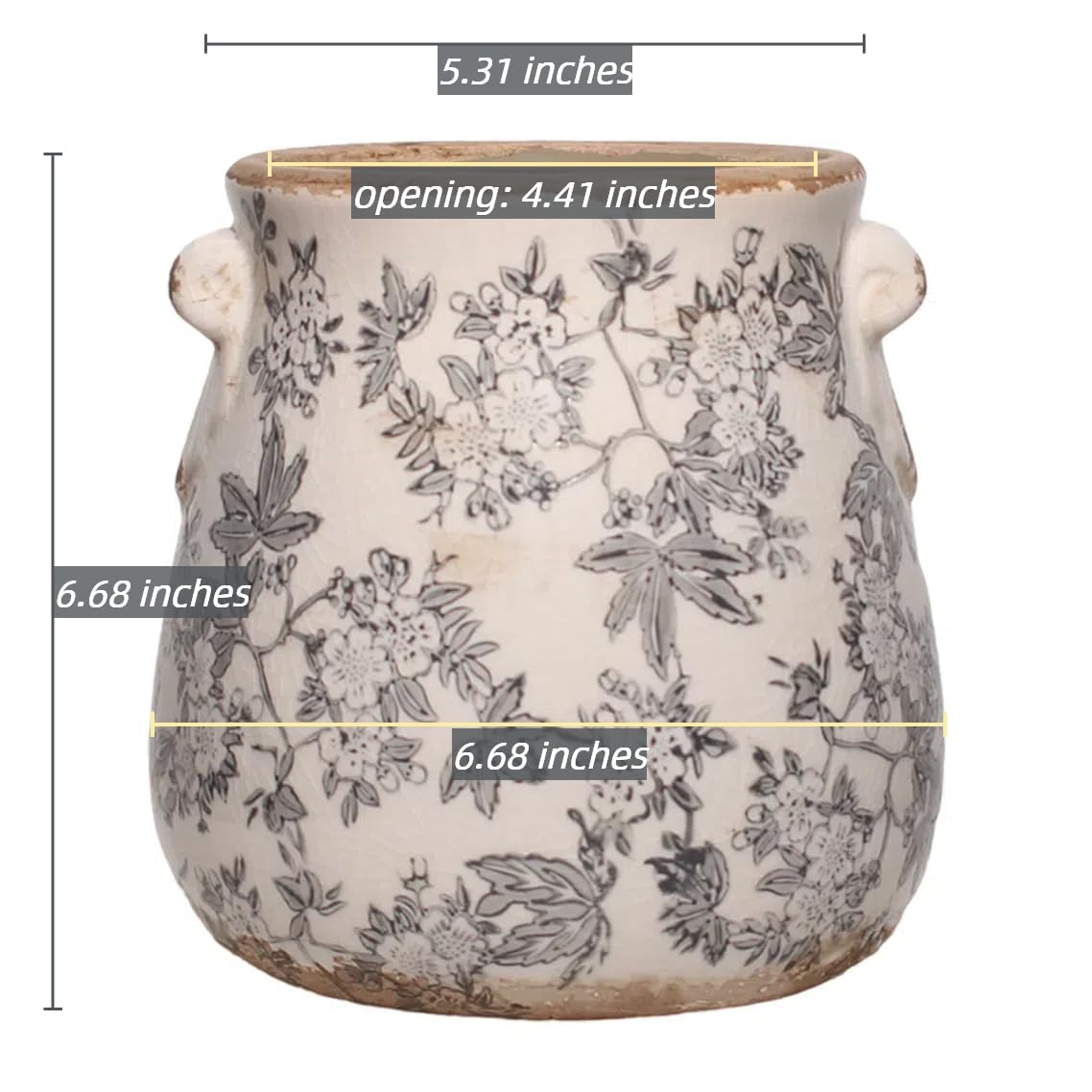 Xiaan Jiaju medium-sized pot perfect for leafy houseplants.
