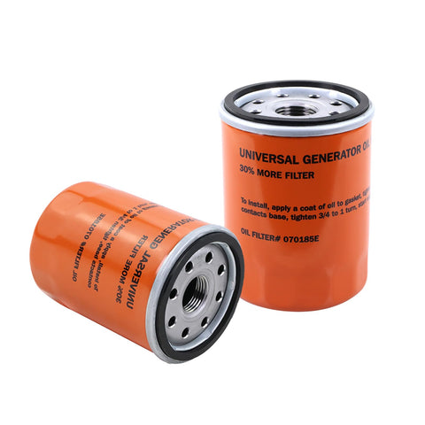 Xiaoyudou 070185ES oil filter close-up for Ge-nerac generators ensuring clean oil flow.