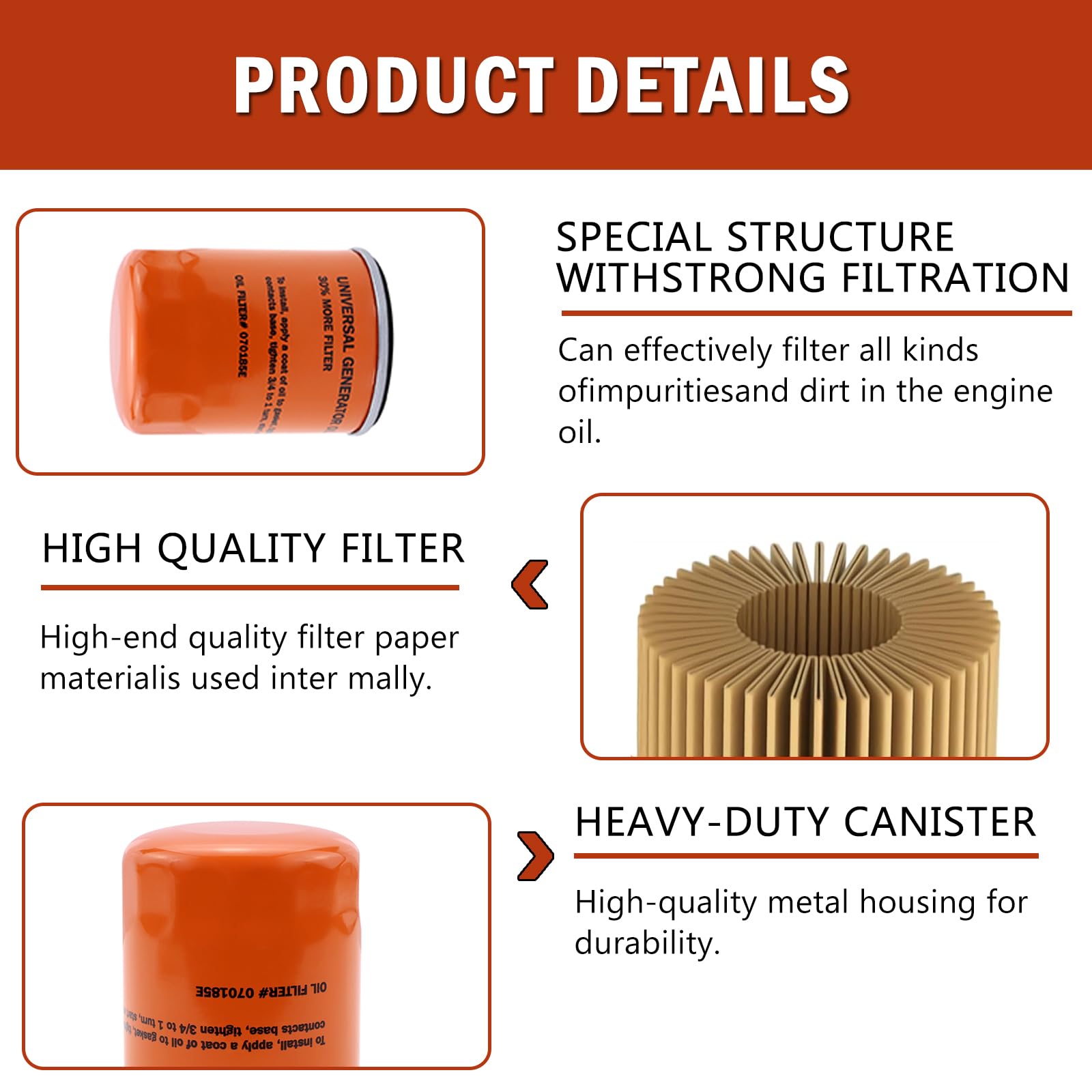 Xiaoyudou 070185ES oil filter two-pack packaging for easy replacement.