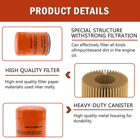 Xiaoyudou 070185ES oil filter two-pack packaging for easy replacement.