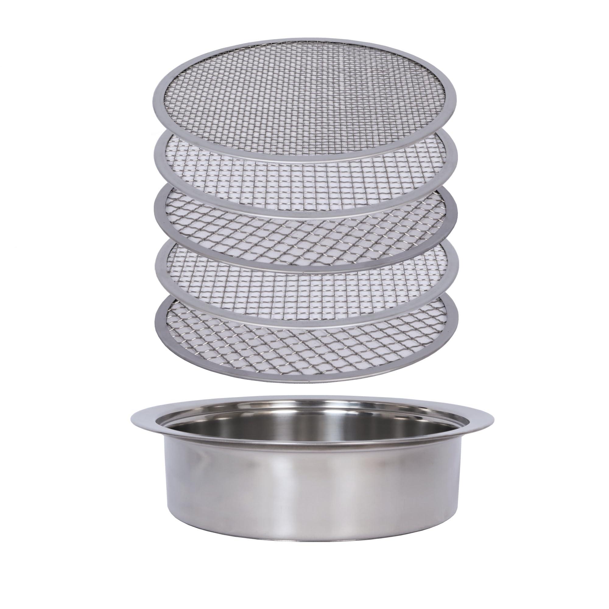 Xicooka soil sifter with 1mm mesh for fine soil screening and debris removal