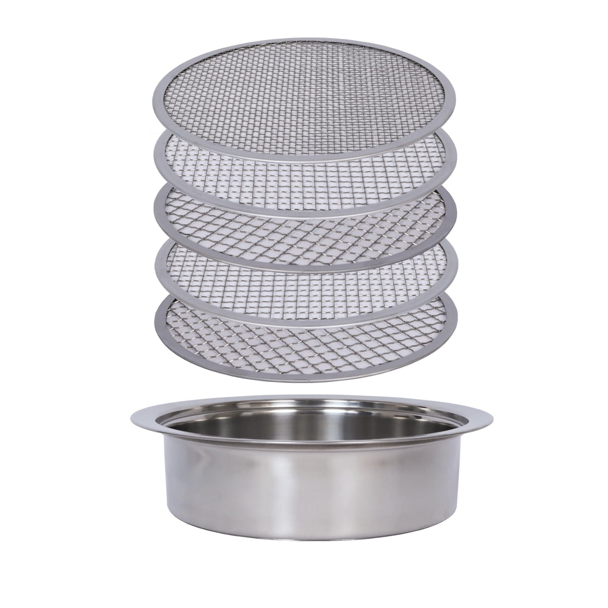Xicooka soil sifter with 1mm mesh for fine soil screening and debris removal