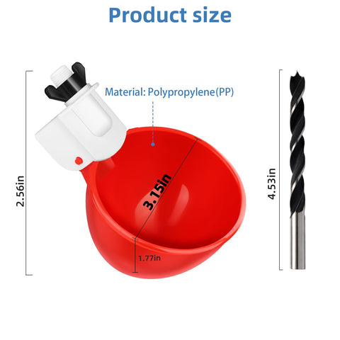 Xictuwey 3-15 inch diameter access for easy drinking by birds.