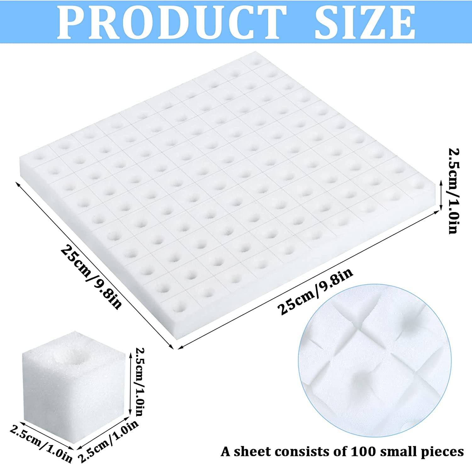 XIDAJIE blocks retain moisture while allowing air access.