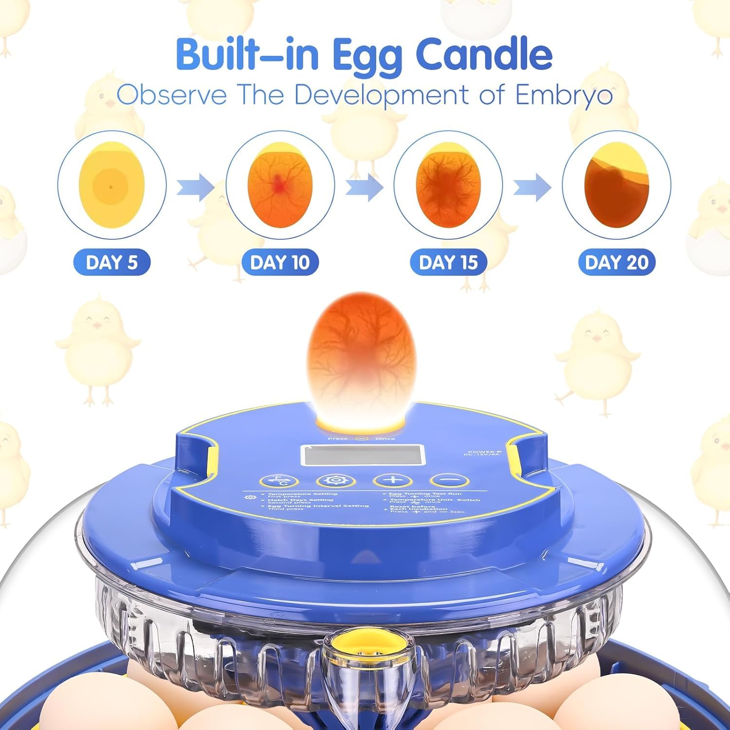 Xiejiutianxrg automatic water refill maintains stable humidity for better hatching