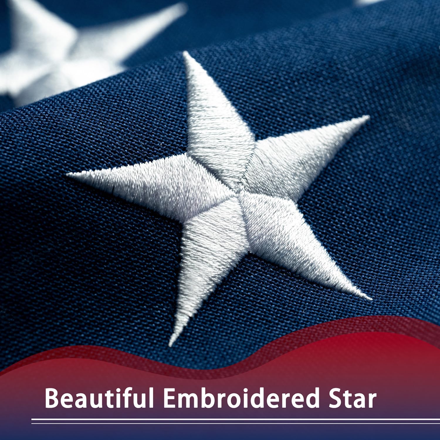 XIFAN American Flag 3x5ft Deluxe Super Tough open weave design allows wind to pass through