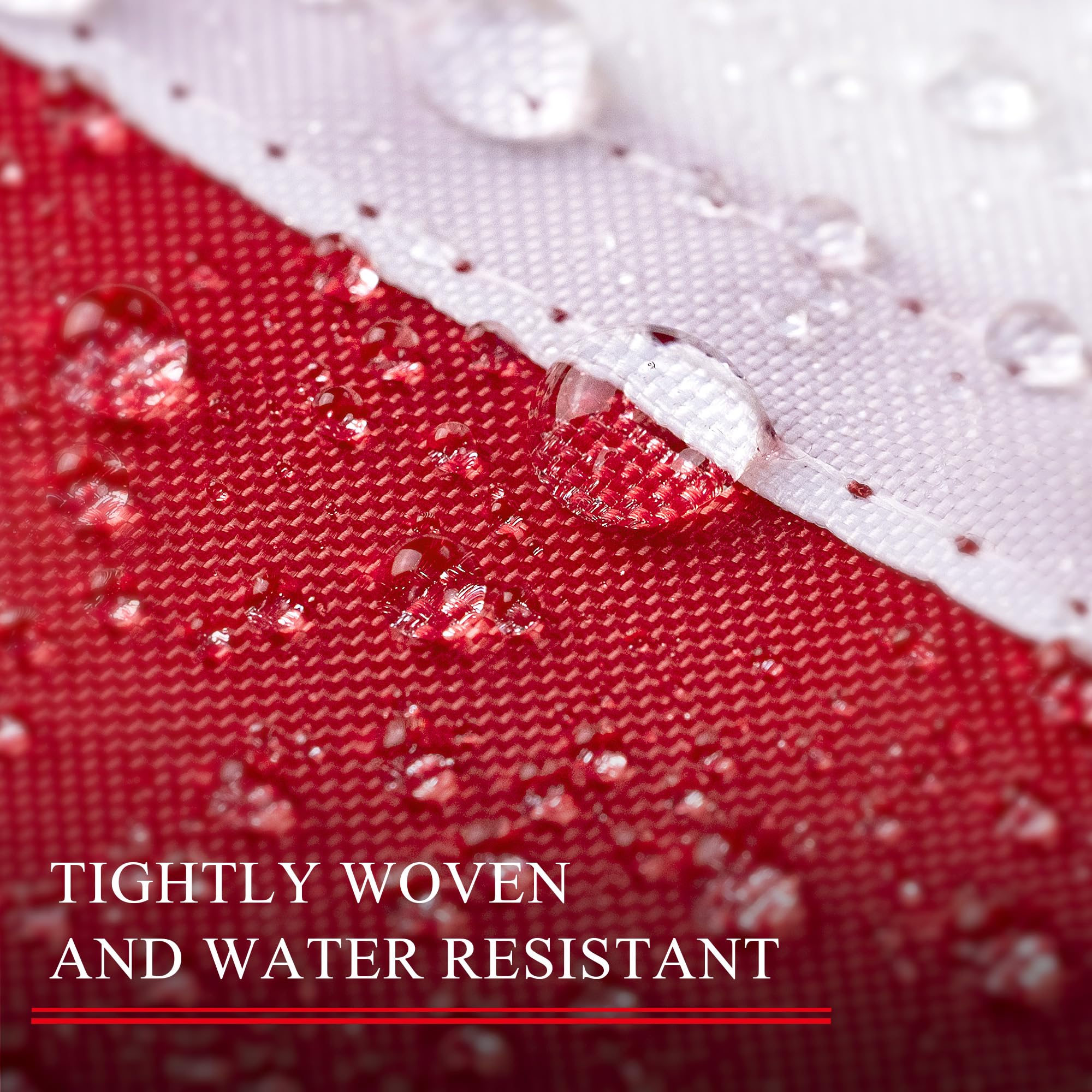 XIFAN all-weather fabric resists fading and performs in sun or rain.