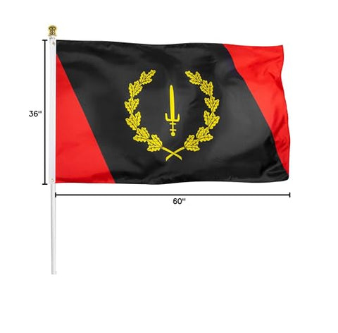 XIFAN flag with brass grommets for secure hanging.