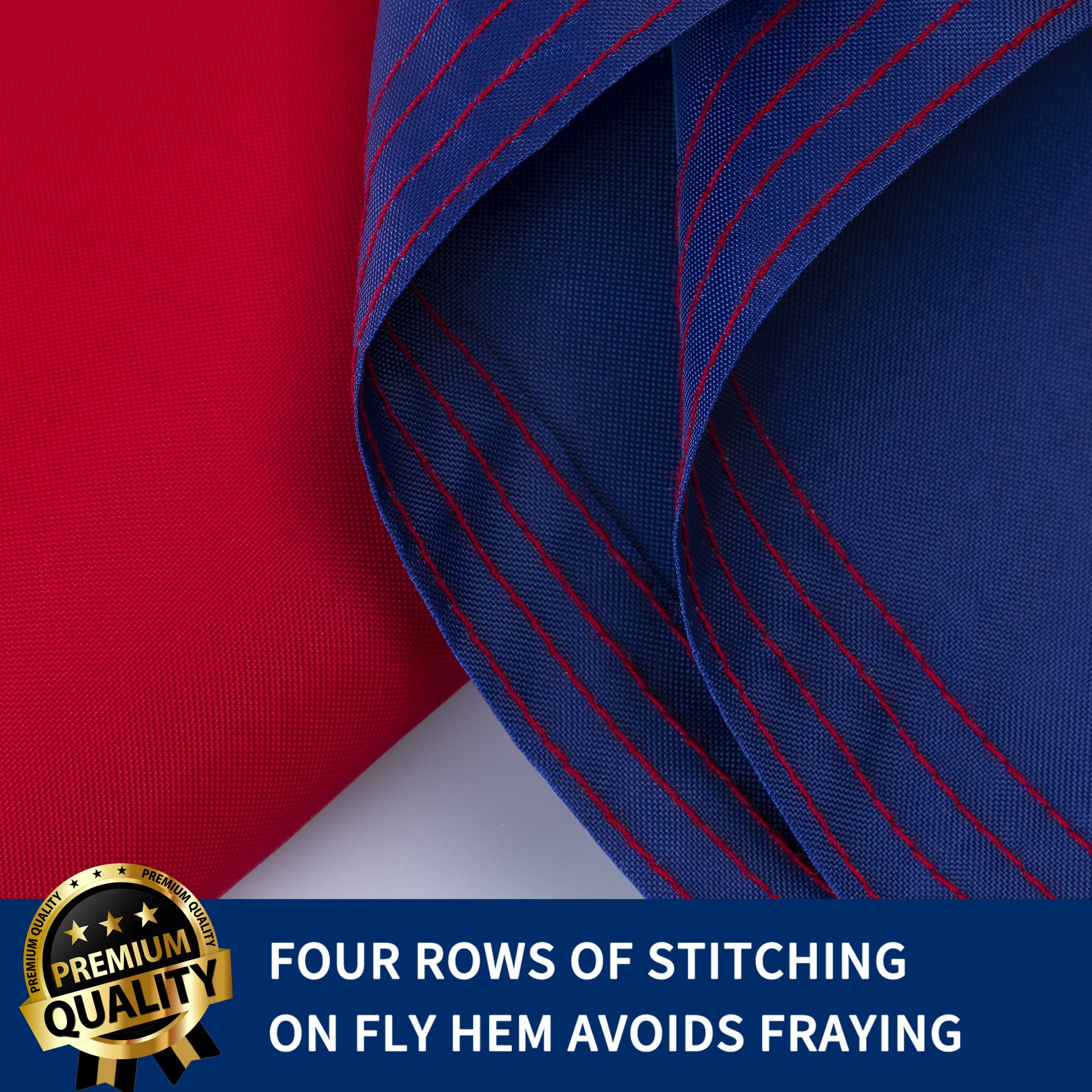 XIFAN brass grommets Union Jack flag ensuring secure, durable mounting.