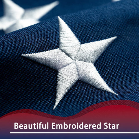 XIFAN double-stitched seams prevent tearing and extend flag life.