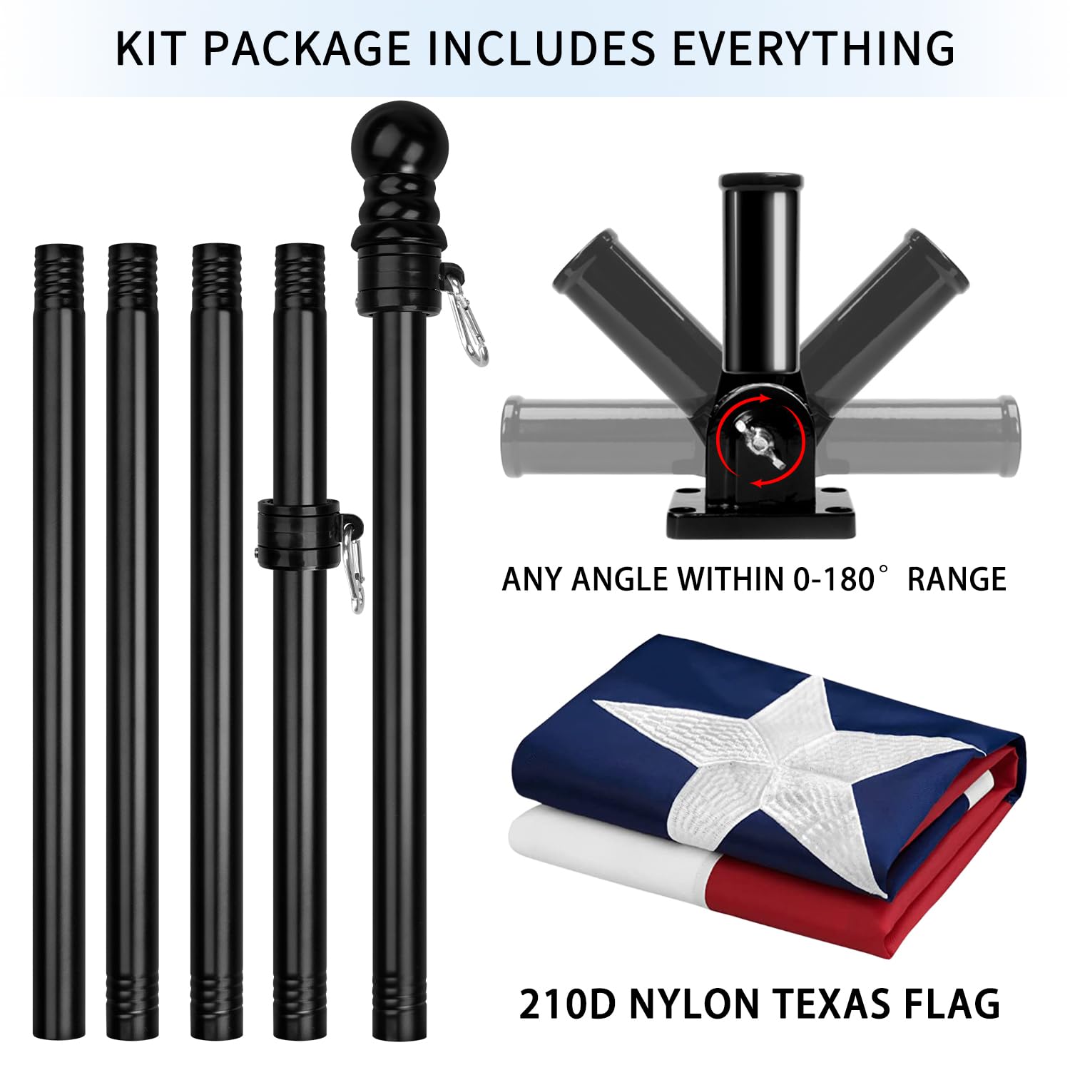 XIFAN mounting hardware with anchors and screws for easy setup