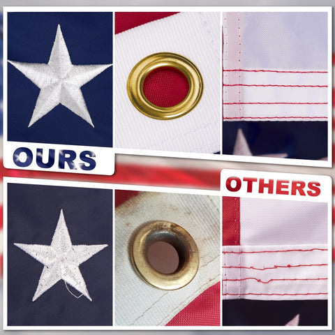 XIFAN cotton USA flag ideal for patriotic holiday displays