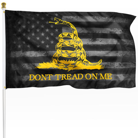 XIFAN Dont Tread On Me banner in 3x5ft with bold flag design for indoor or outdoor display