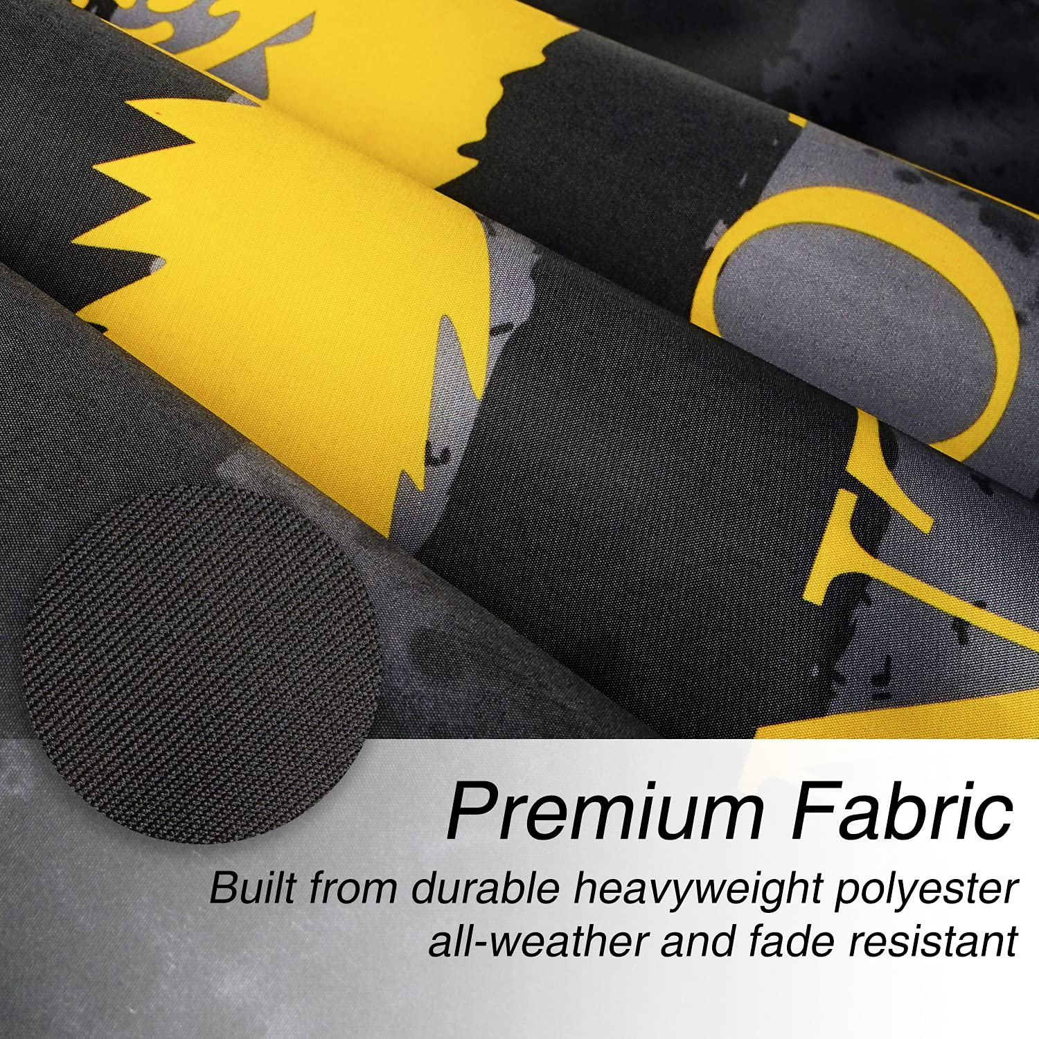 Double-stitched edges ensure lasting durability for frequent use