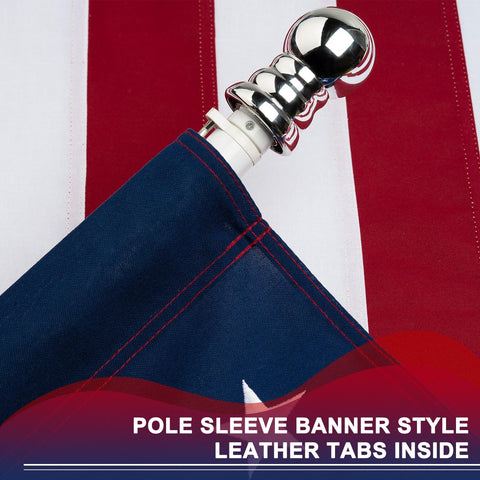 XIFAN spun polyester flag with 195gsm weave resists weather and tearing.