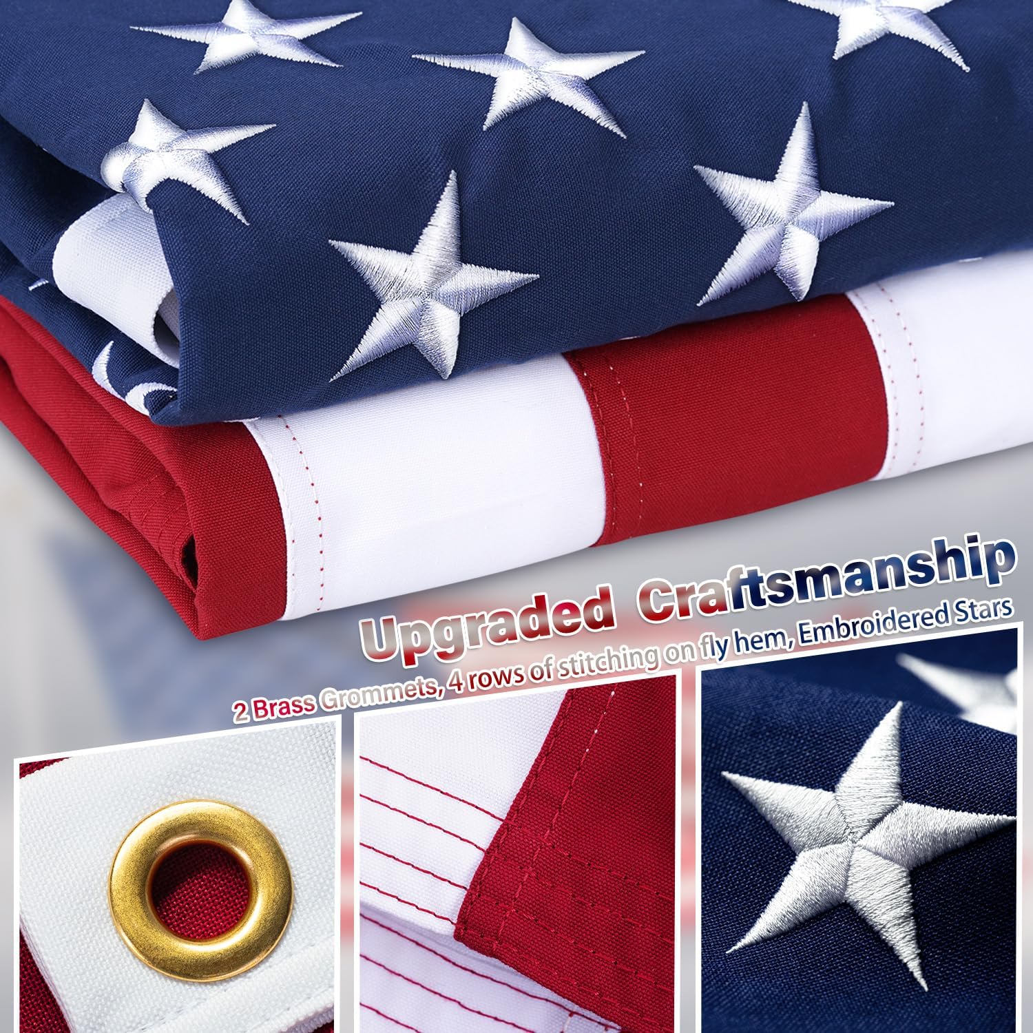 XIFAN tear-resistant flag withstands high wind for outdoor use