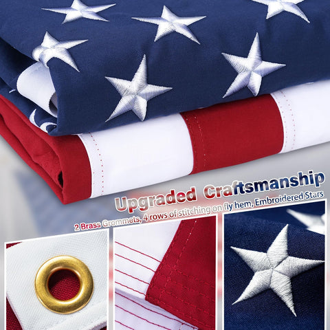 XIFAN tear-resistant flag withstands high wind for outdoor use