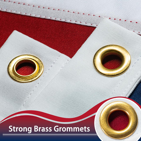 XIFAN Texas flag 4x6 all-weather fabric performs in high wind and sun