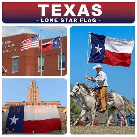XIFAN 5x8ft Texas flag is a durable symbol for homes