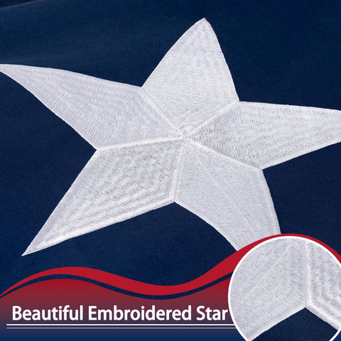 XIFAN Deluxe sewn stripes provide clean, durable appearance outdoors