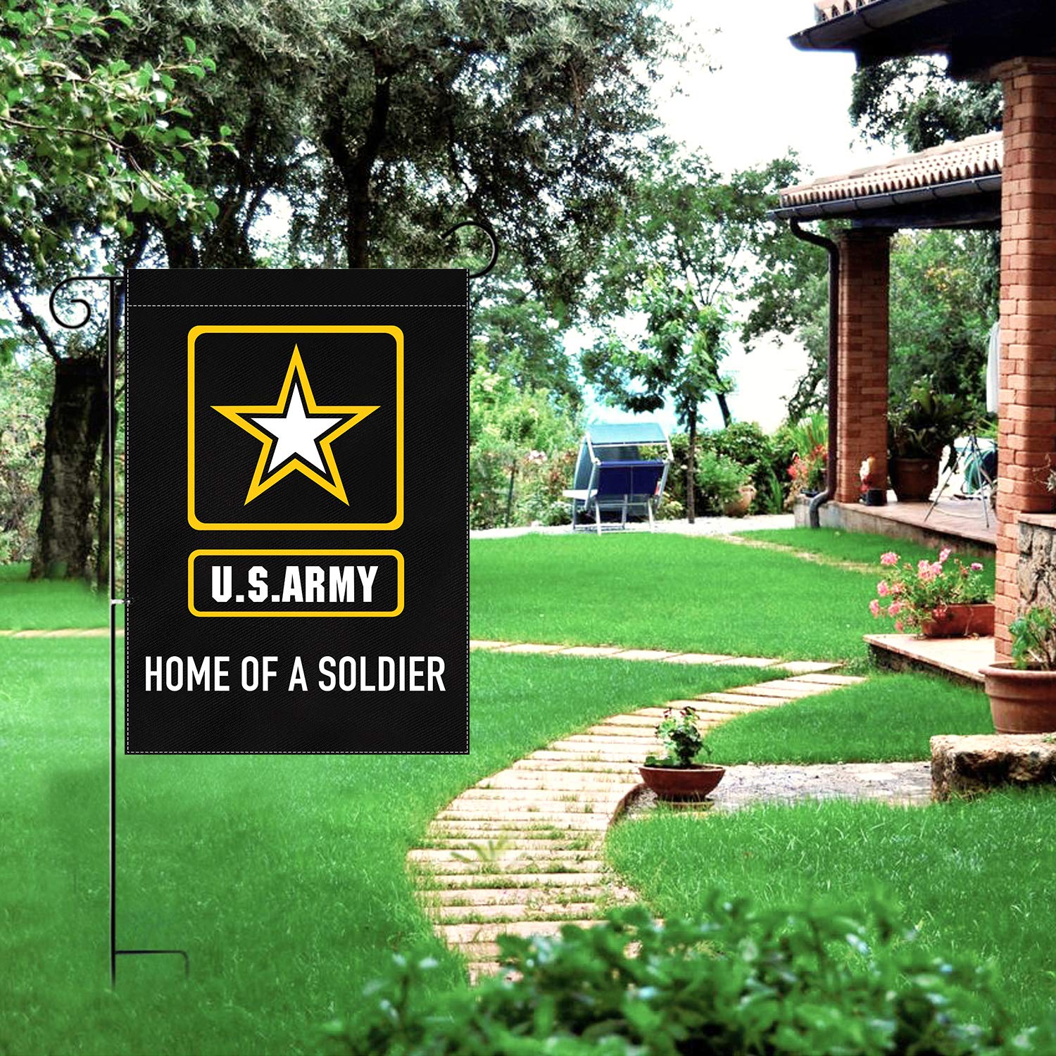 XIFAN US Army applique banner features two-sided display.