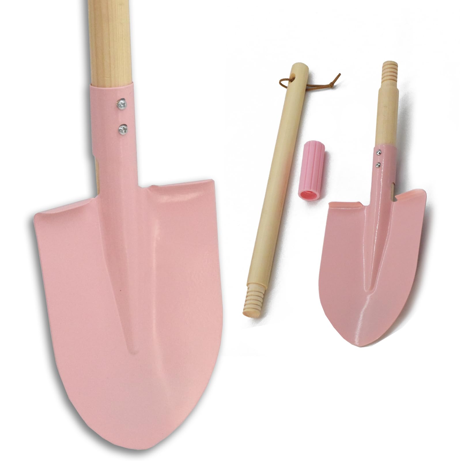 Xifando kid-friendly shovel in use for loosening soil in a small bed