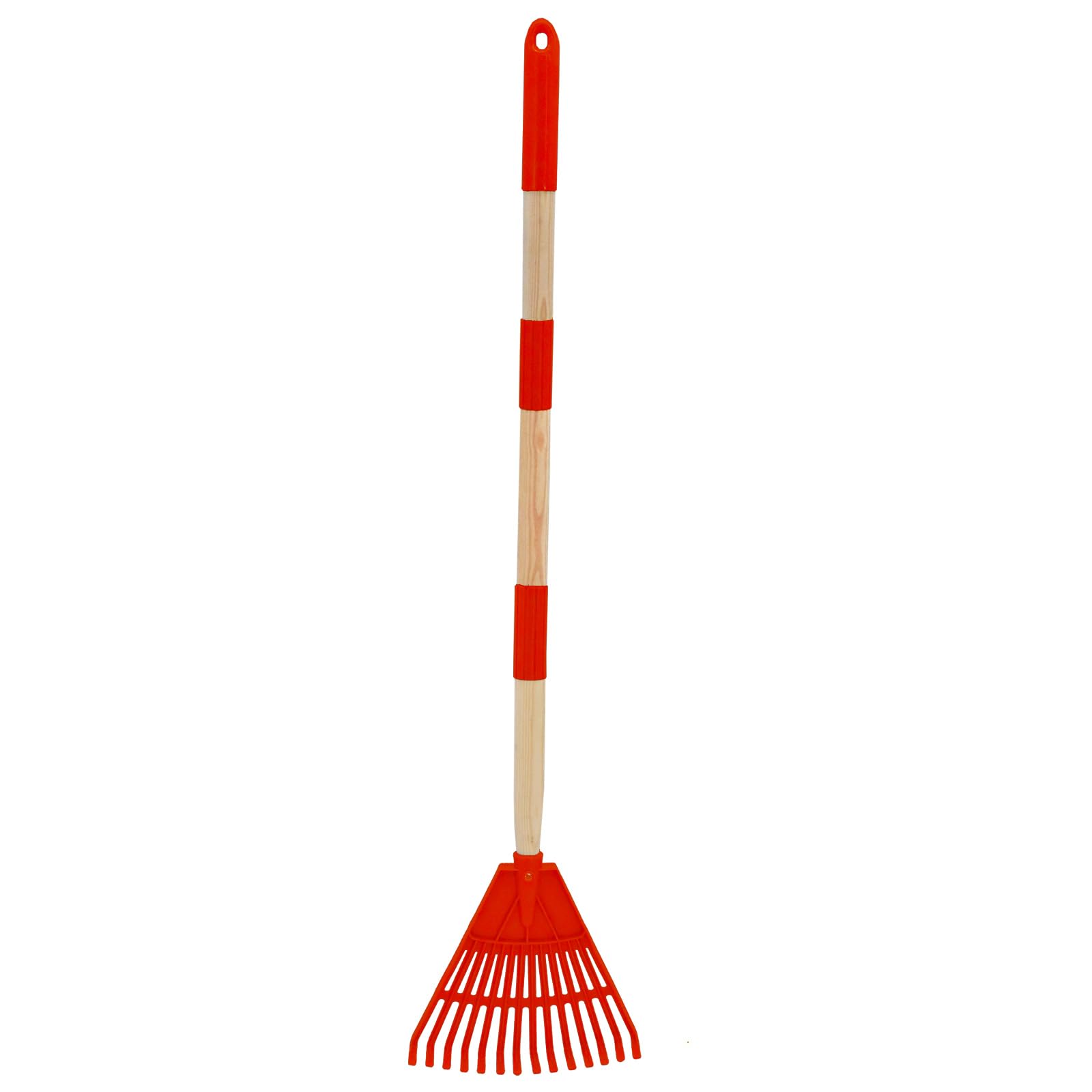 Xifando Kids Leaf Rake with 3-section adjustable handle for growing children.