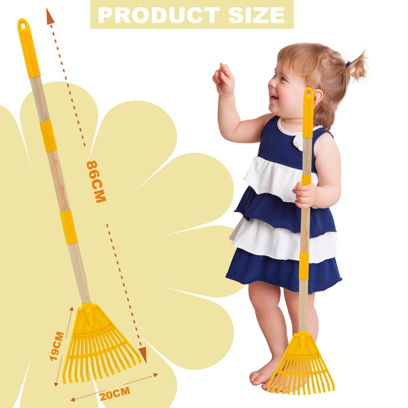 Xifando Kids Leaf Rake assembly tub connects sections before use for sturdy setup.