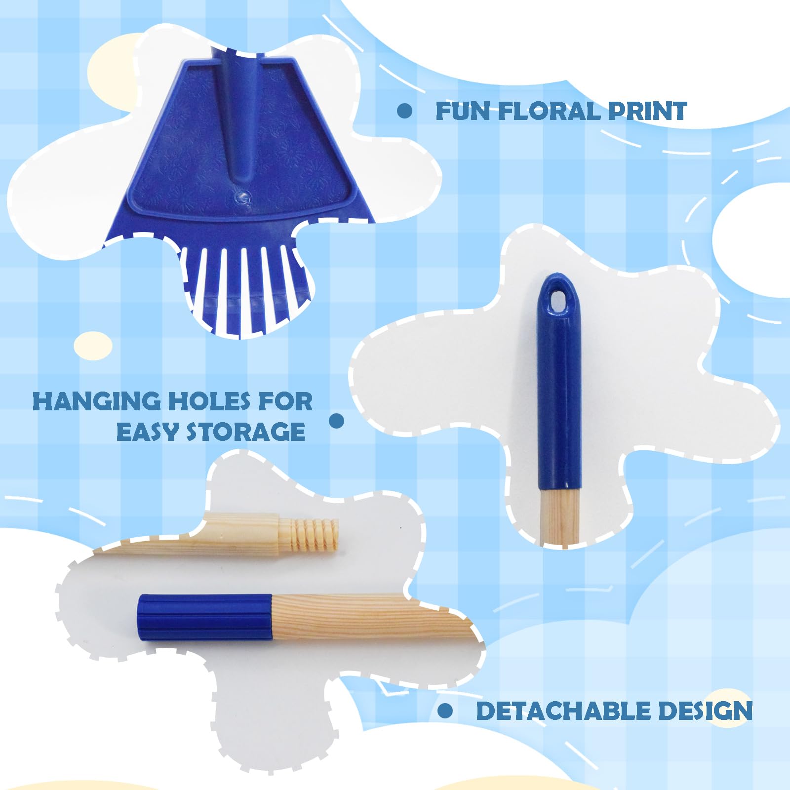Xifando Kids Leaf Rake four-color-options lets kids pick their favorite