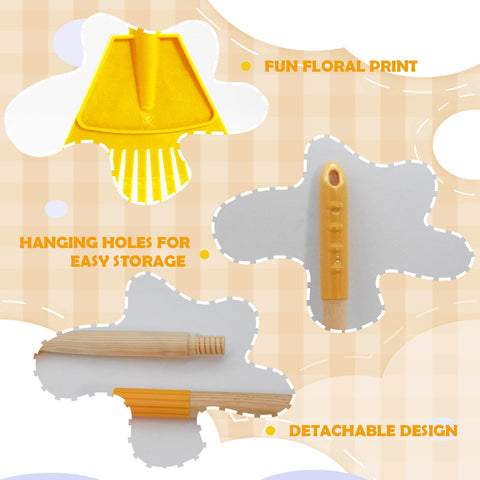 Xifando Kids Leaf Rake yellow option improves visibility and fun.